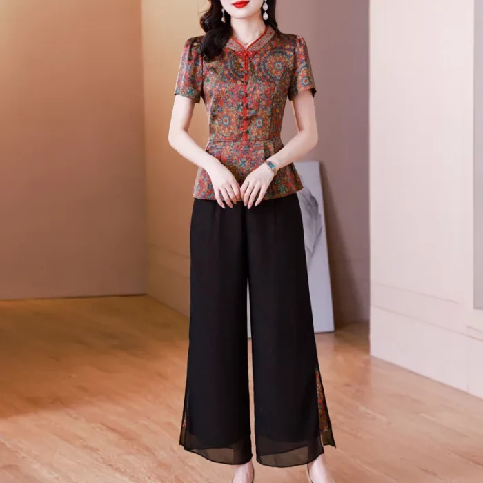 Đồ Bộ Trung Niên Dáng Ôm