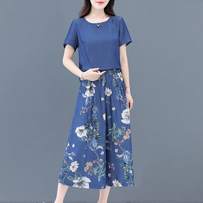 Đồ Bộ Trung Niên Ống Rộng