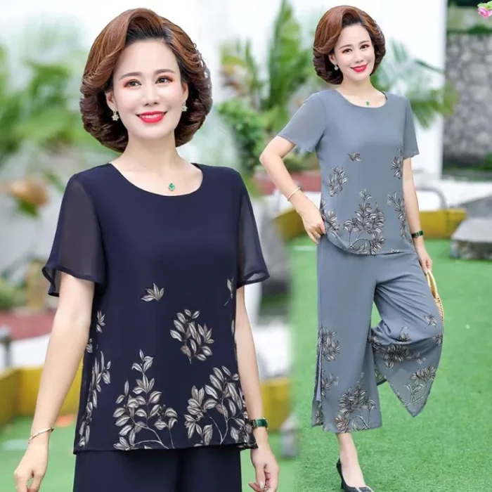 Đồ Bộ Trung Niên Thêu Tinh Tế