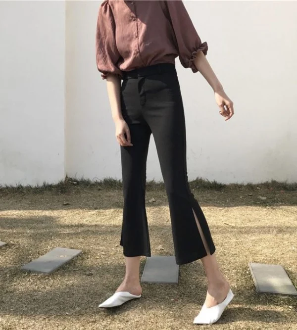 Quần Ống Loe Đen Phối Với Áo Gì? - Những Lỗi Cần Tránh 